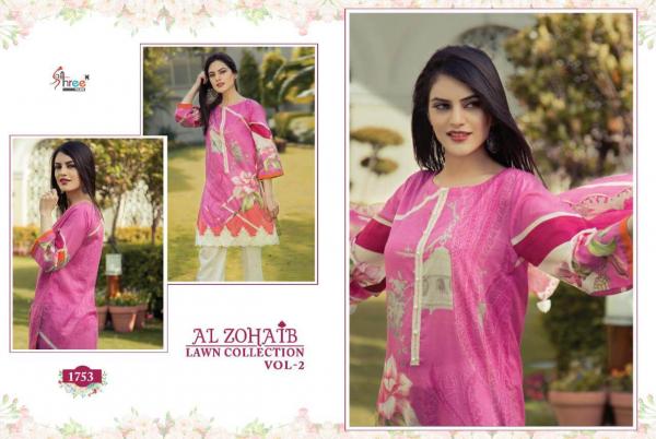 SF Al Zohaib Lawn Collection 2 Fancy Cotton Embroidery Pakistani Salwar Collection